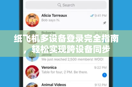 纸飞机多设备登录完全指南，轻松实现跨设备同步