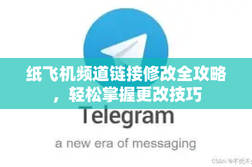 纸飞机频道链接修改全攻略，轻松掌握更改技巧