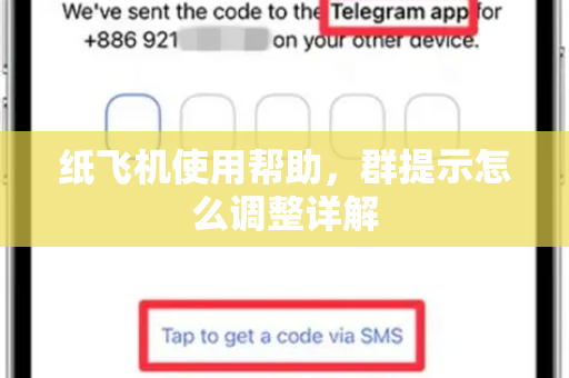 纸飞机使用帮助，群提示怎么调整详解