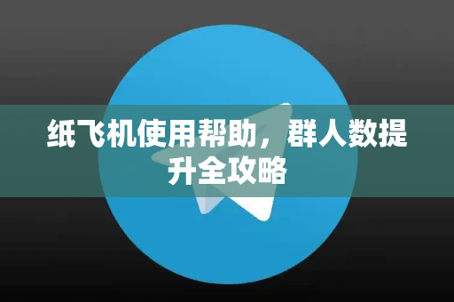 纸飞机使用帮助，群人数提升全攻略